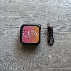 ULTA Beauty Portable Bluetooth Speaker with USB Charging Cable